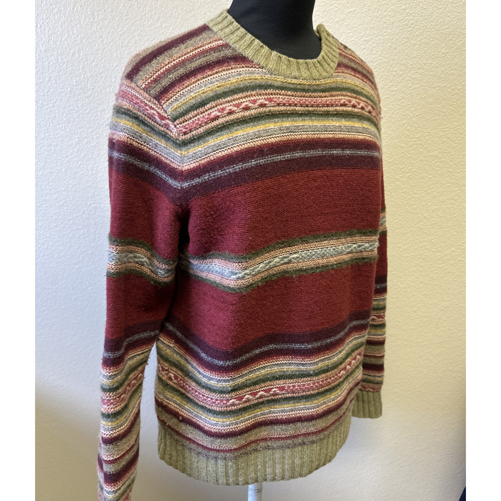 VTG Polo Ralph Lauren M Sweater Alpaca Wool Serape Aztec Southwestern Knit EUC - Picture 6 of 9